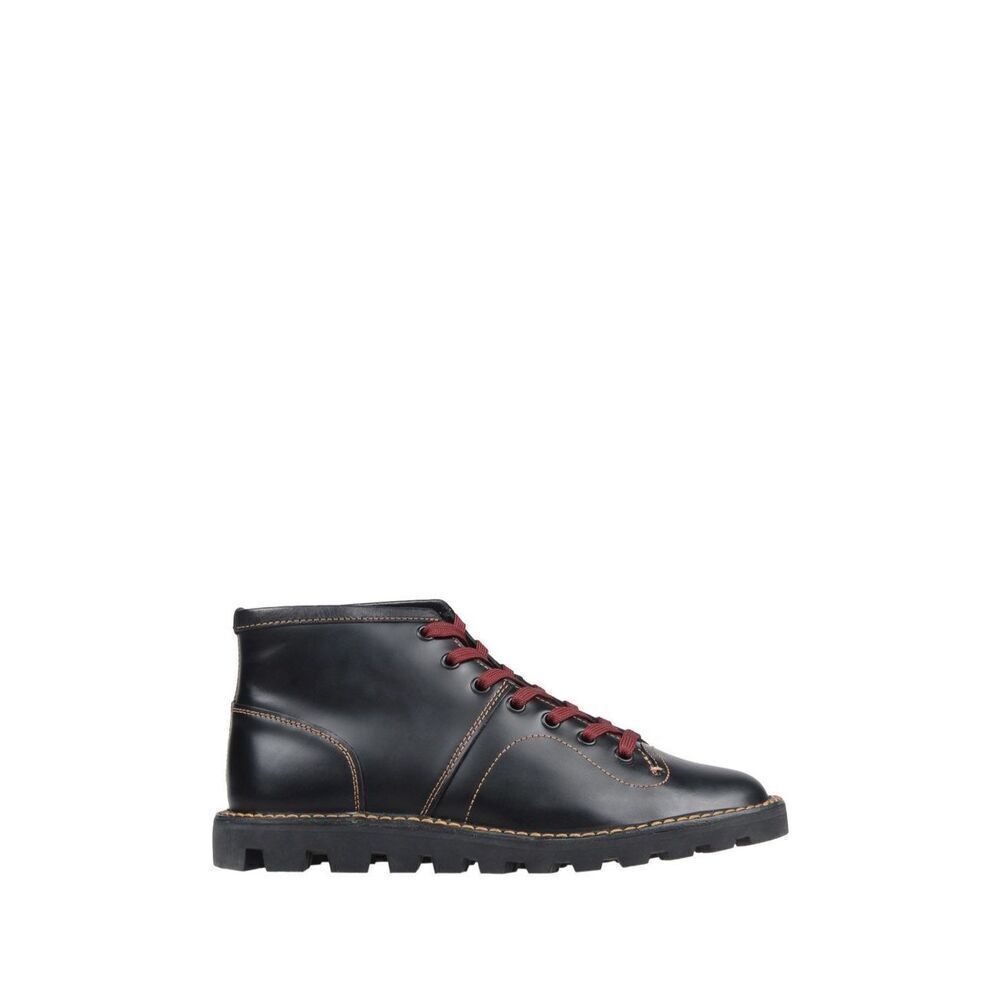 Coach Unisex Cordovan Black Leather Boxing Lace Up Round Toe Boot - Picture 10 of 10
